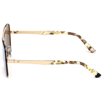 WEB EYEWEAR Pink Metal Sunglasses