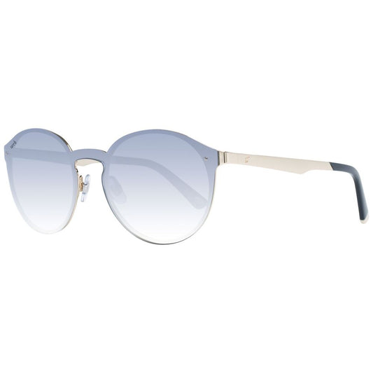 WEB EYEWEAR Rose Gold Metal Sunglasses