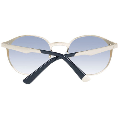 WEB EYEWEAR Rose Gold Metal Sunglasses