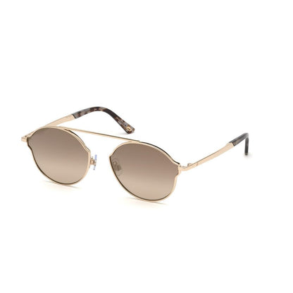 WEB EYEWEAR Gold Metal Sunglasses