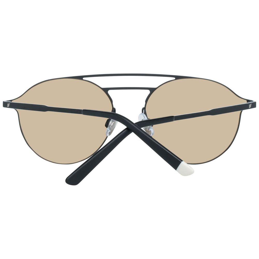 WEB EYEWEAR Black Metal Sunglasses