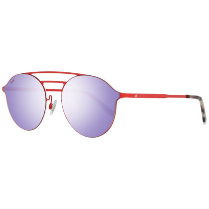 WEB EYEWEAR Red Metal Sunglasses