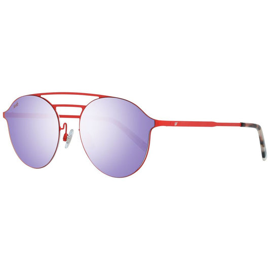 WEB EYEWEAR Red Metal Sunglasses