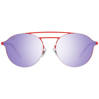 WEB EYEWEAR Red Metal Sunglasses