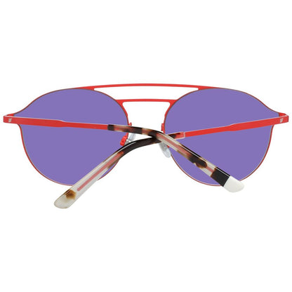 WEB EYEWEAR Red Metal Sunglasses