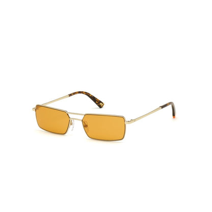 WEB EYEWEAR Gold Metal Sunglasses