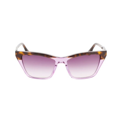 Victoria Beckham Brown Acetate Sunglasses