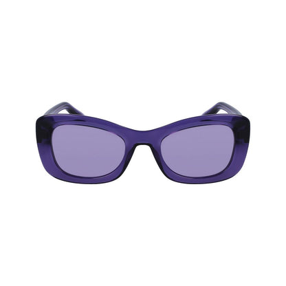 Victoria Beckham Gray Acetate Sunglasses