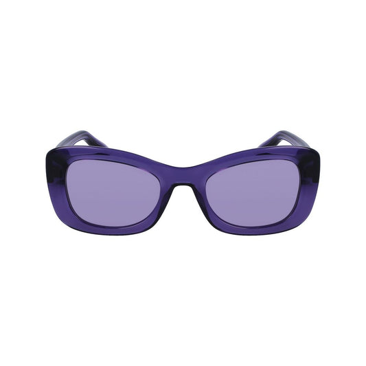 Victoria Beckham Gray Acetate Sunglasses