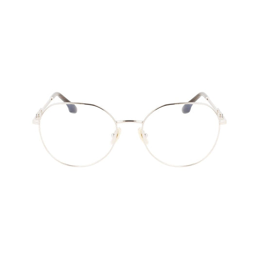 Victoria Beckham Gray Metal Glasses (Frames)