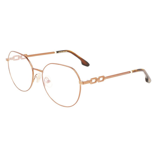 Victoria Beckham Brown Metal Glasses (Frames)