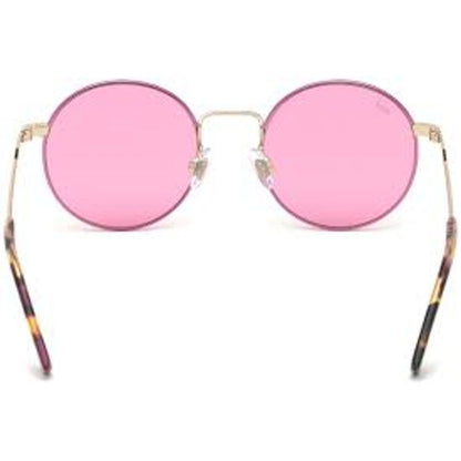 WEB EYEWEAR Pink Metal Sunglasses