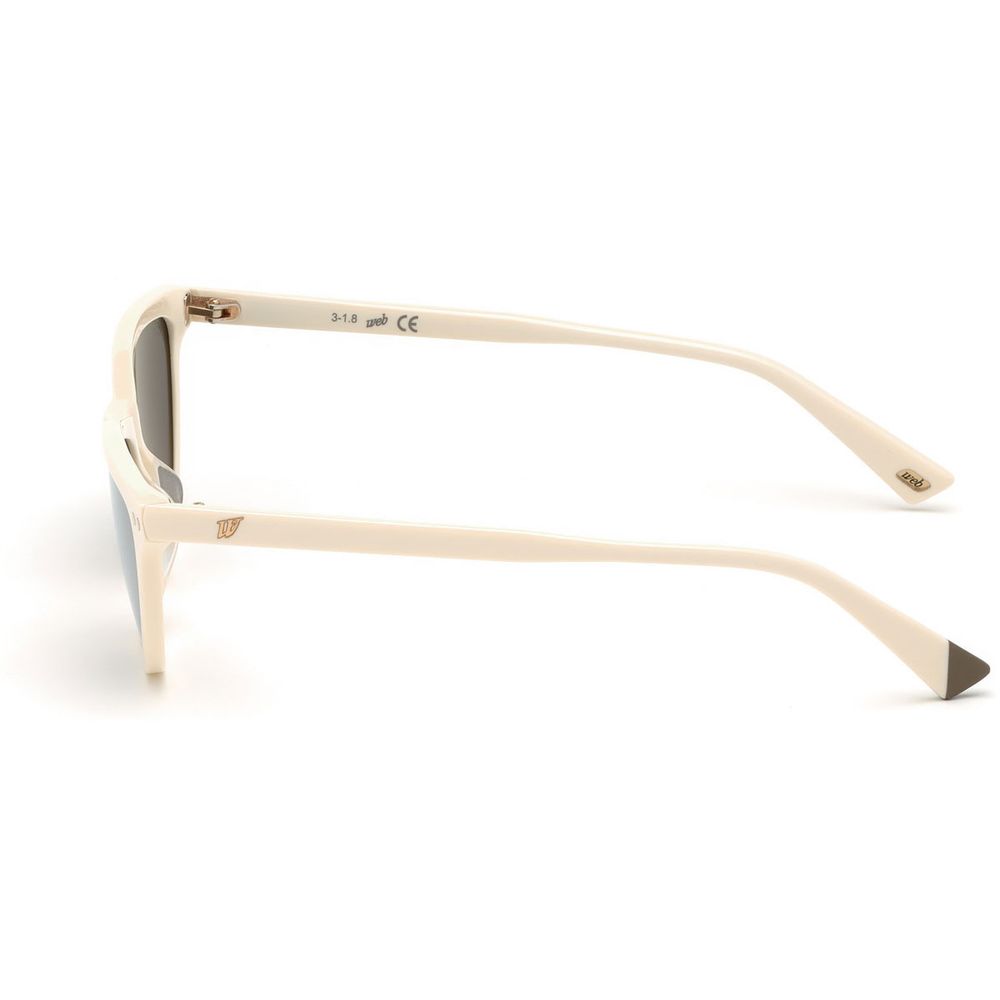 Occhiali da sole in acetato bianco WEB EYEWEAR