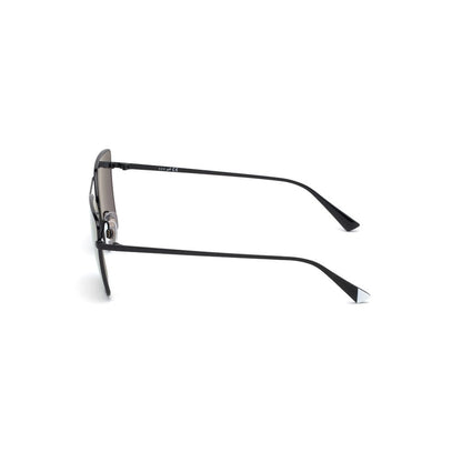 WEB EYEWEAR Black Metal Sunglasses