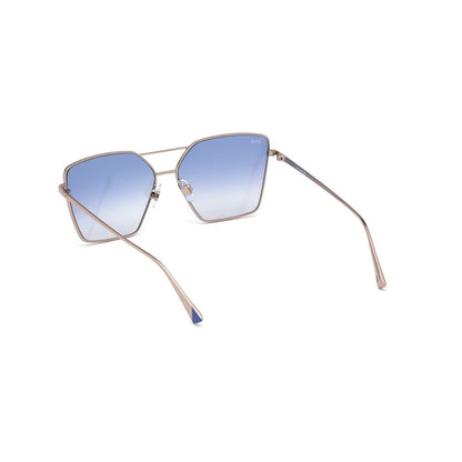 WEB EYEWEAR Gold Metal Sunglasses