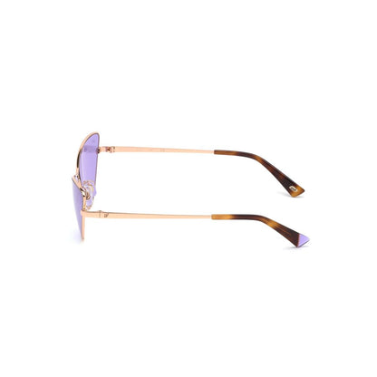 WEB EYEWEAR Gold Metal Sunglasses