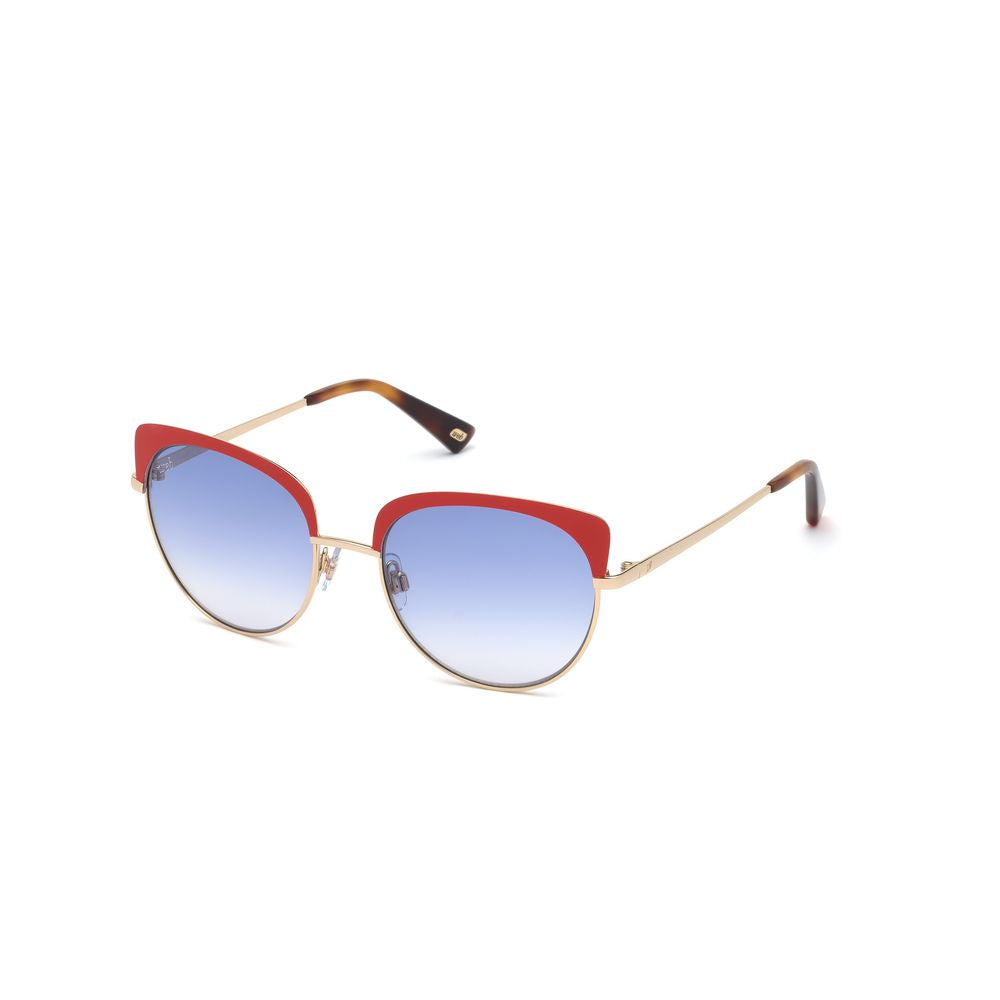 WEB EYEWEAR Gold Metal Sunglasses