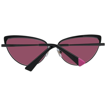 WEB EYEWEAR Black Metal Sunglasses