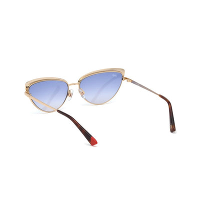 WEB EYEWEAR Gold Metal Sunglasses