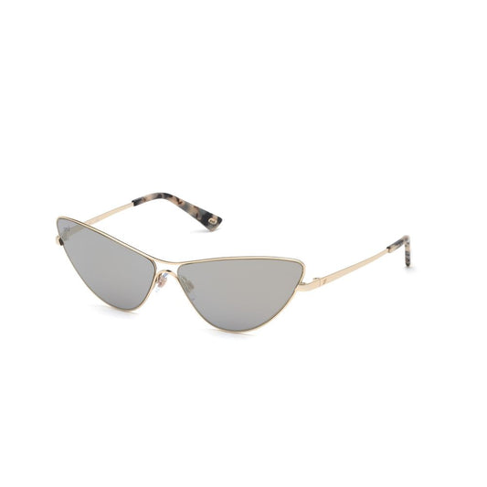 WEB EYEWEAR Gold Metal Sunglasses