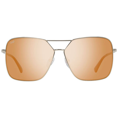 WEB EYEWEAR Gold Metal Sunglasses