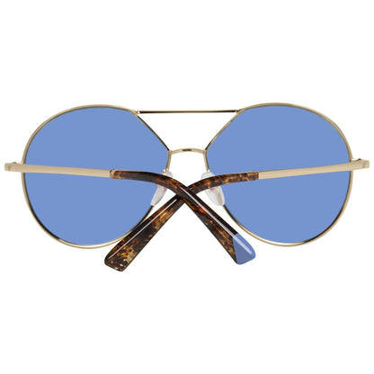 WEB EYEWEAR Gold Metal Sunglasses