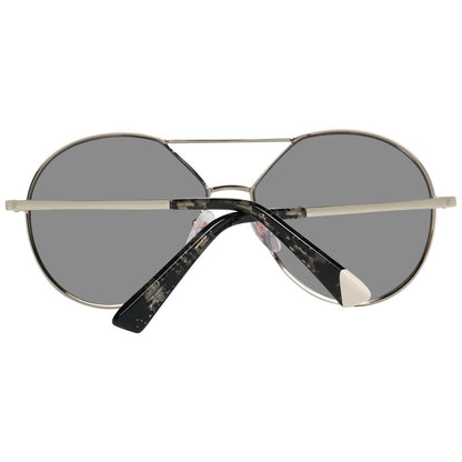 WEB EYEWEAR Gold Metal Sunglasses