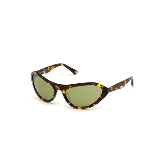 WEB EYEWEAR Brown Plastic Sunglasses