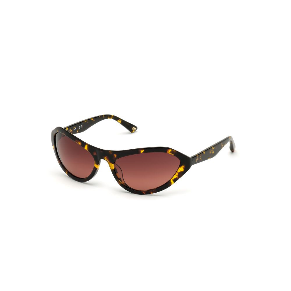 WEB EYEWEAR Brown Plastic Sunglasses