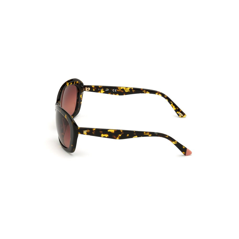WEB EYEWEAR Brown Plastic Sunglasses