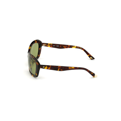 WEB EYEWEAR Brown Plastic Sunglasses