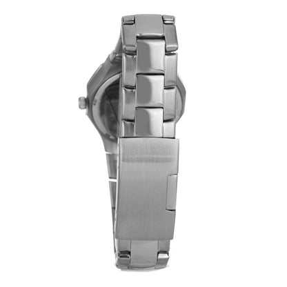 JUSTINA Silver Stainless Steel Dress Watch