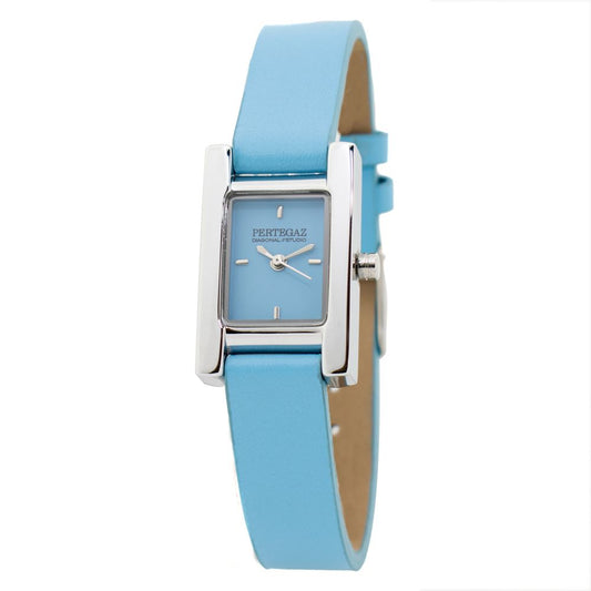 PERTEGAZ Blue Leather Dress Watch