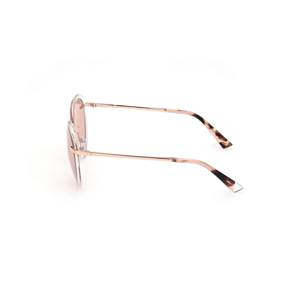 WEB EYEWEAR Transparent Metal Sunglasses