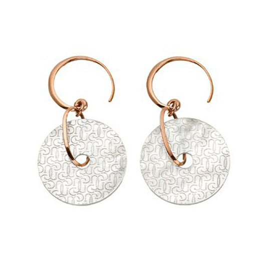 GC Bicolor Silver Earrings