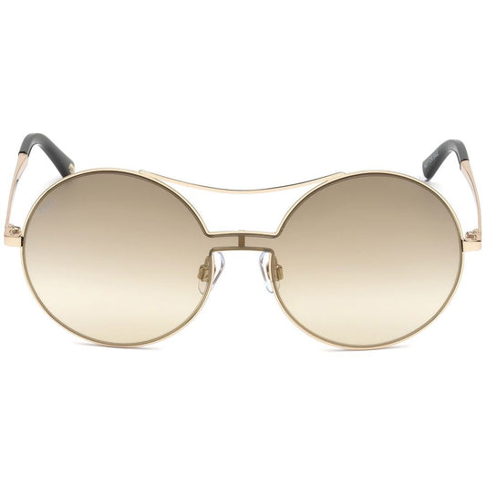 WEB EYEWEAR Gold Metal Sunglasses