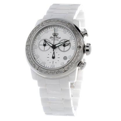 GLAM ROCK White Ceramic Bracelet Watch