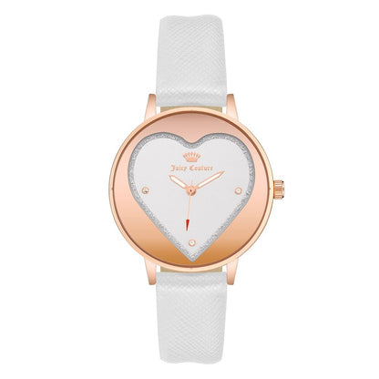 Juicy Couture White Plastic Dress Watch