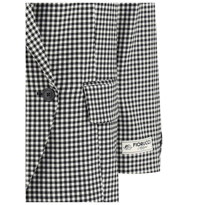 Fiorucci Multicolor Fleece Wool Blazer