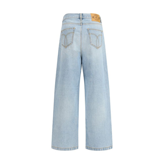 Fiorucci Light Blue Cotton Jeans Denim