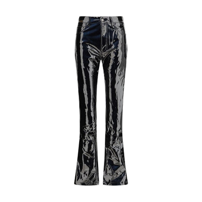 Fiorucci Black Polyethylene Casual Pants