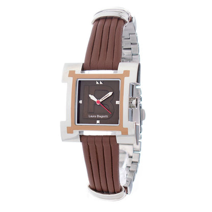 Laura Biagiotti Brown Leather Lining Dress Watch
