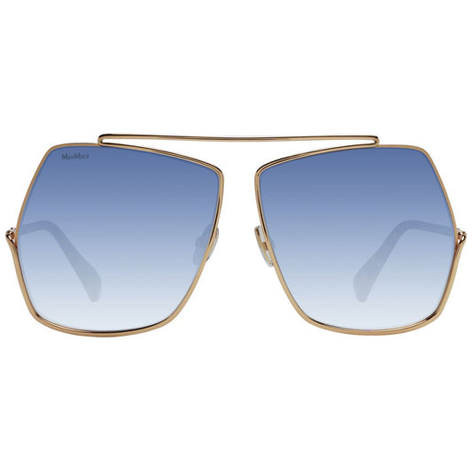 Max Mara Gold Metal Sunglasses