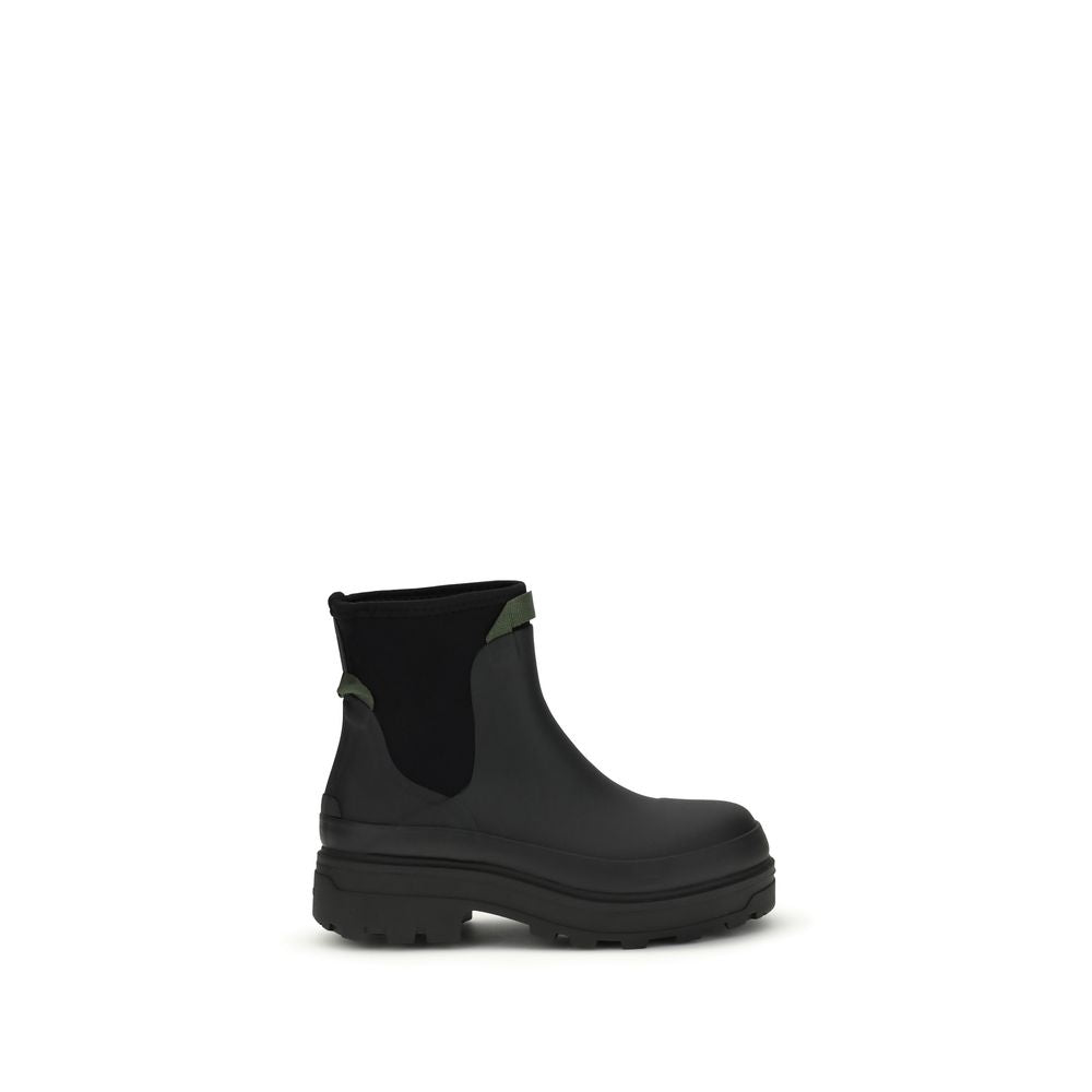 TRETORN Black Rubber Chelsea Boots