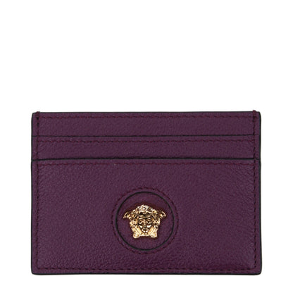 Versace Purple Leather Cardholder