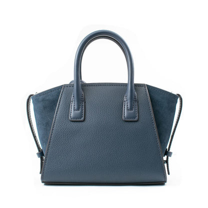 Michael Kors Blue Canvas Handbag