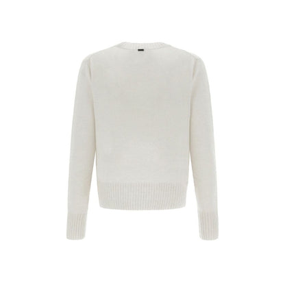 Herno White Cashmere Cashmere Sweater