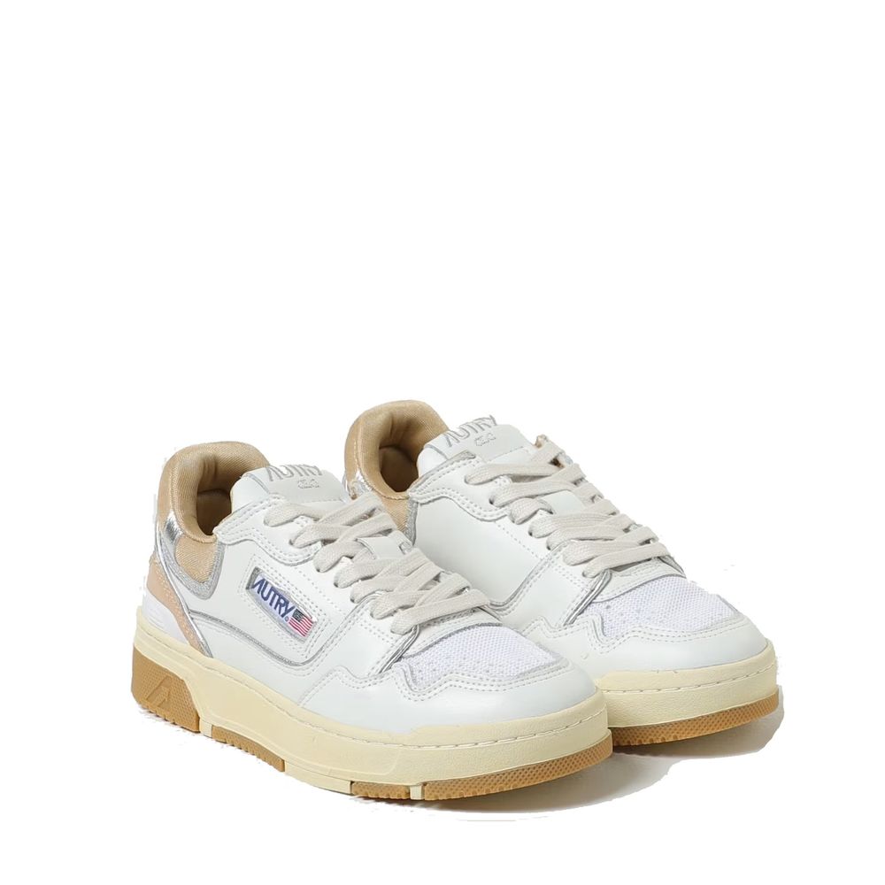 Sneakers basse in pelle bianca Autry