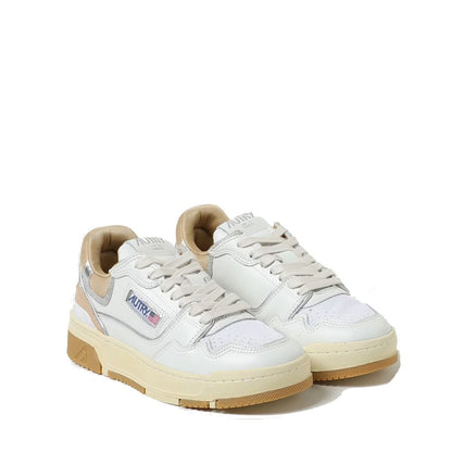 Sneakers basse in pelle bianca Autry