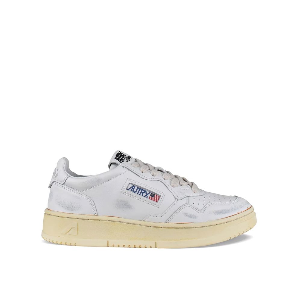 Sneakers basse in pelle bianca Autry